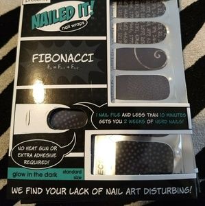 Espionage Cosmetic nerd nail wraps - Fibonacci